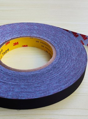 3M18mmX80m醋酸胶带黑色醋酸胶布液晶屏线汽车线束捆扎绝缘耐高温