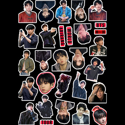 田柾国贴纸BTS世界巡回演唱会