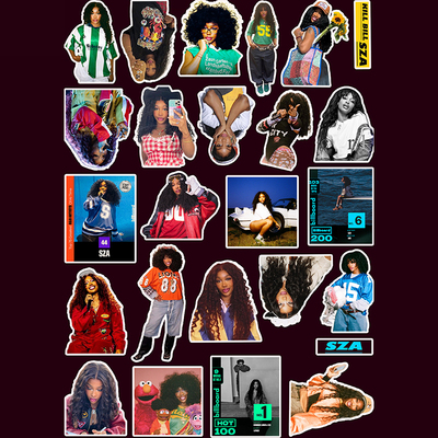SZA诗莎贴纸美国R&B歌手周边