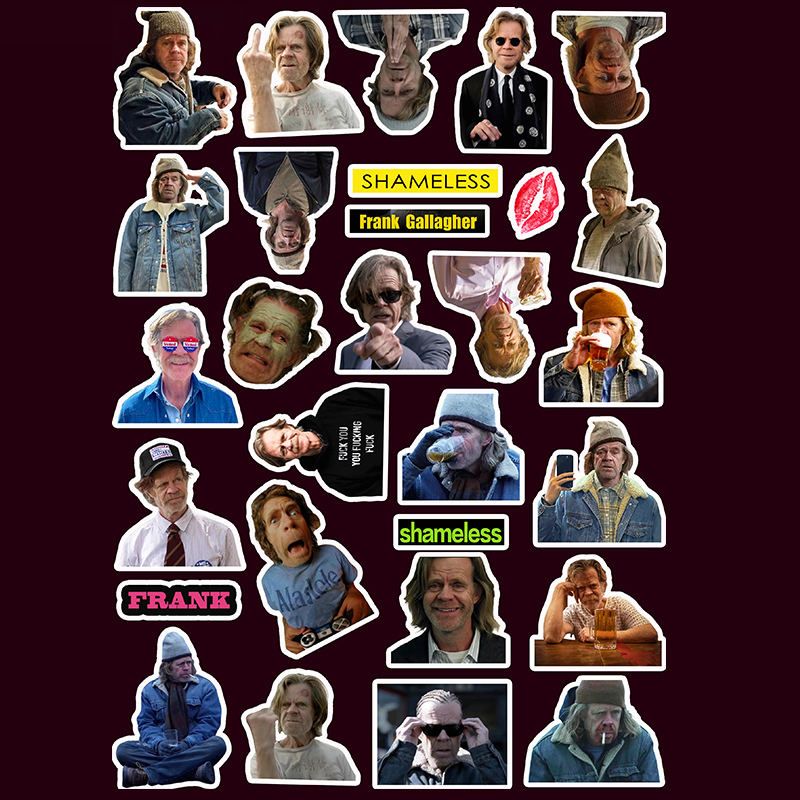 弗兰克frank单人贴纸无耻之徒