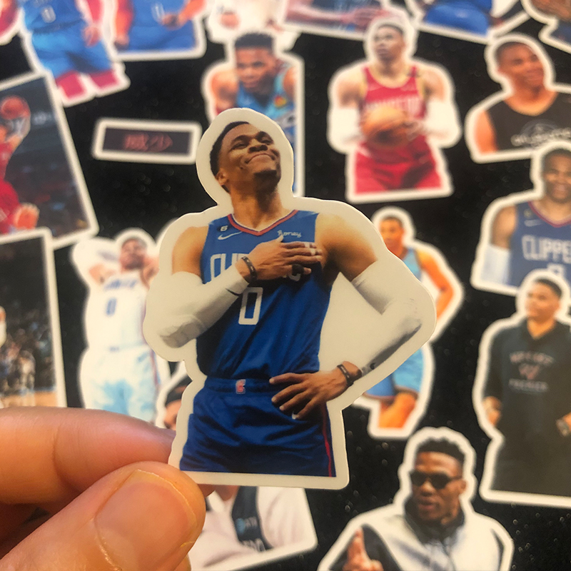 威少贴纸威斯布鲁克NBA篮球周边贴画diy装饰相册手机行李箱贴防水怎么样,好用不?