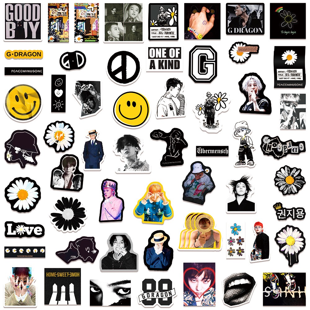 50贴精装GD权志龙贴纸