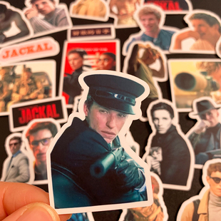 豺狼的日子贴纸TheDay of the Jackal周边埃迪雷德梅恩手机电脑贴