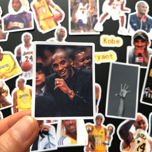 Kobe 饰贴篮球运动员周边 Bryant科比贴纸手账贴画不干胶diy装