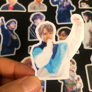 张敬轩贴纸高清大头贴演唱会周边手账素材行李箱手机装饰贴diy