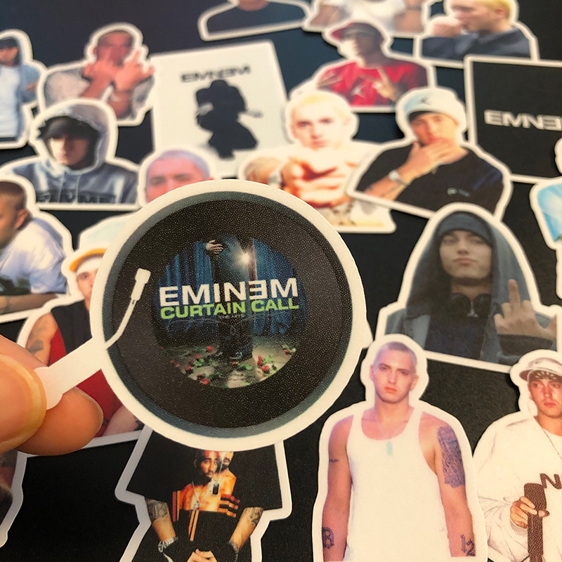 姆爷Eminem埃米纳姆贴纸防水美国说唱RAP歌手周边新款照片卡贴