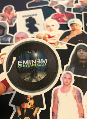 姆爷周边Eminem埃米纳姆贴纸防水