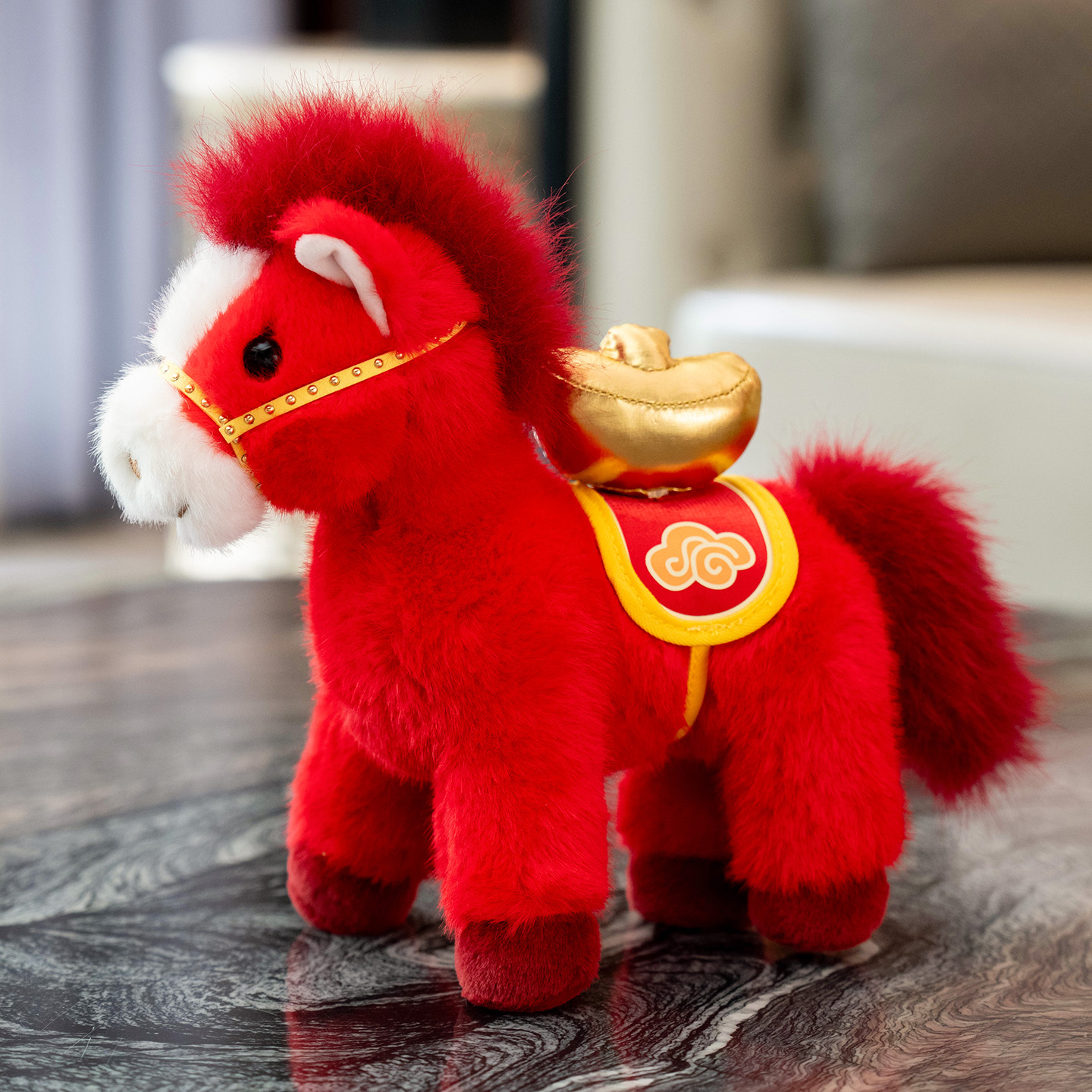 马年吉祥物公仔马上有钱小马玩偶