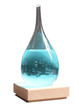 风暴天气预报瓶情人节礼物玻璃