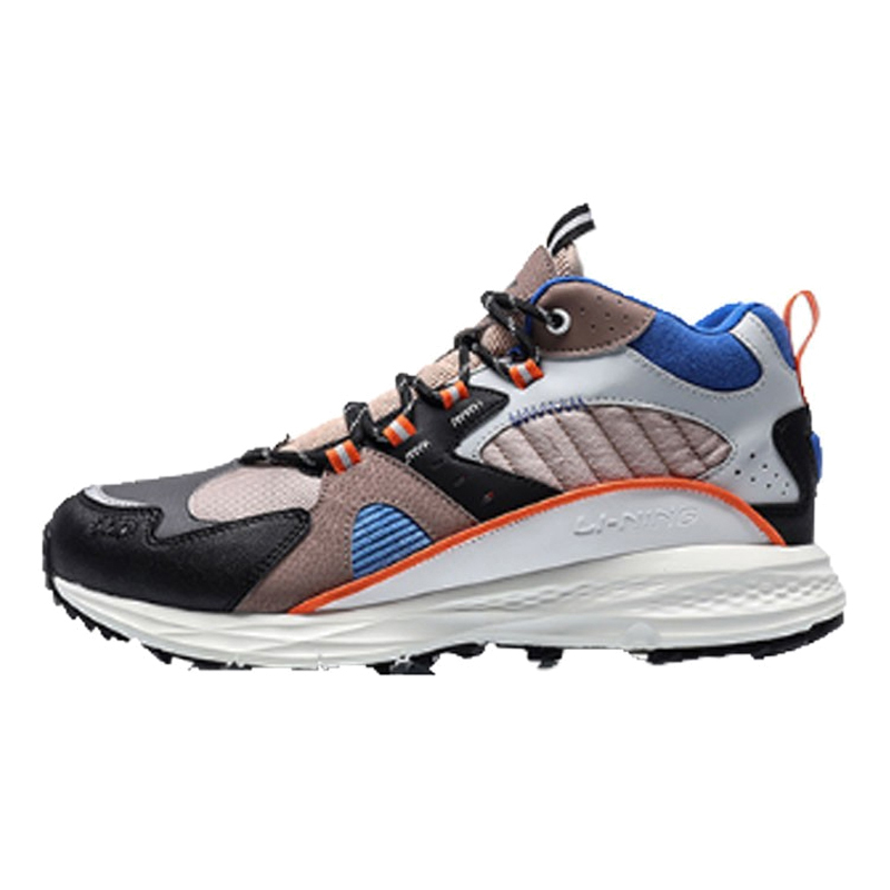 Lining/李宁正品新款男子运动训练耐磨高帮休闲鞋老爹鞋AGLQ139