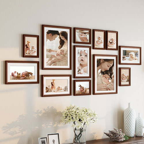照片墙组合相框装饰免打孔挂墙