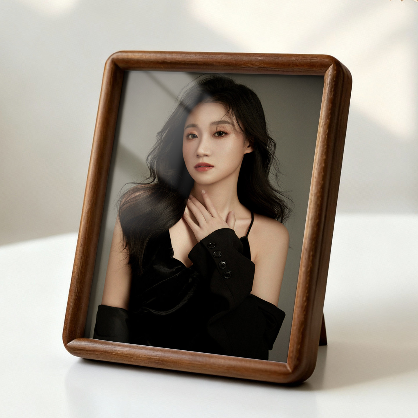 榫卯工艺摆台实木胡桃木实木相框