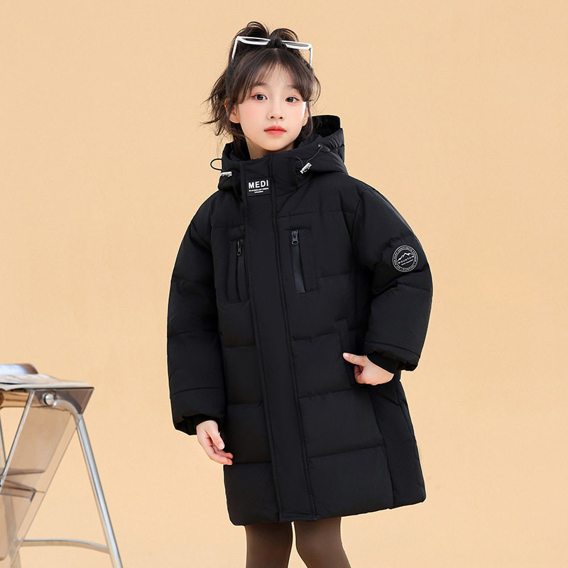 男女童冬季新款加厚连帽羽绒服中大童儿童中长款保暖白鸭绒外套潮,童装/婴儿装/亲子装,羽绒服,淘宝优惠券,粉丝福利购,淘宝优惠卷