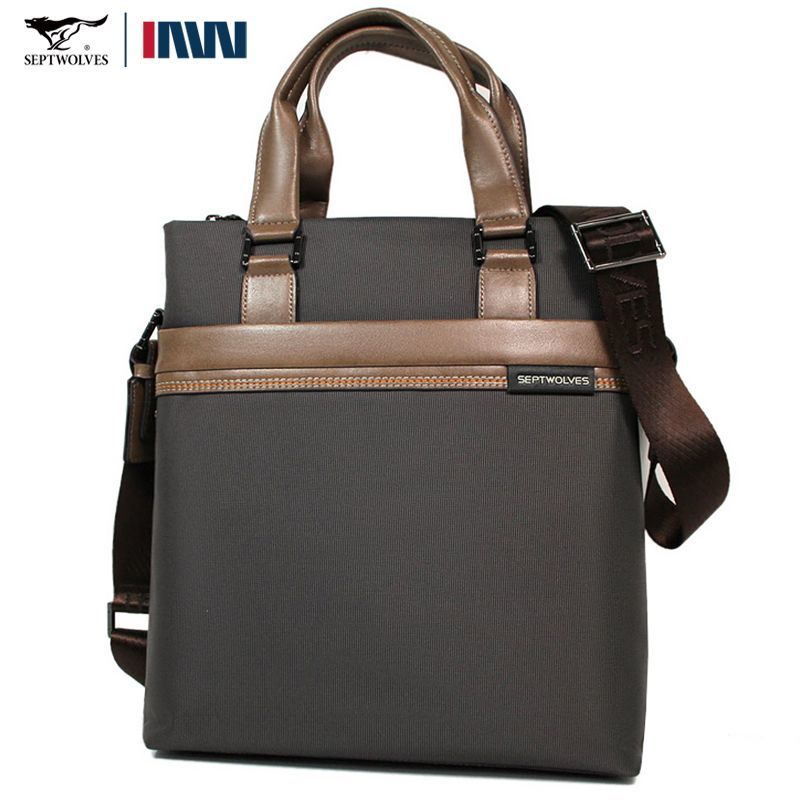 七匹狼单肩包男包休闲多功能背包斜挎包牛津布包帆布商务包大容量