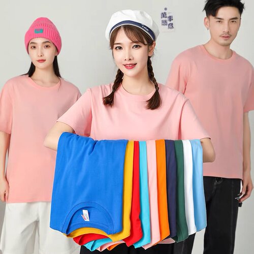 短袖韩版常规纯色纯棉休闲服