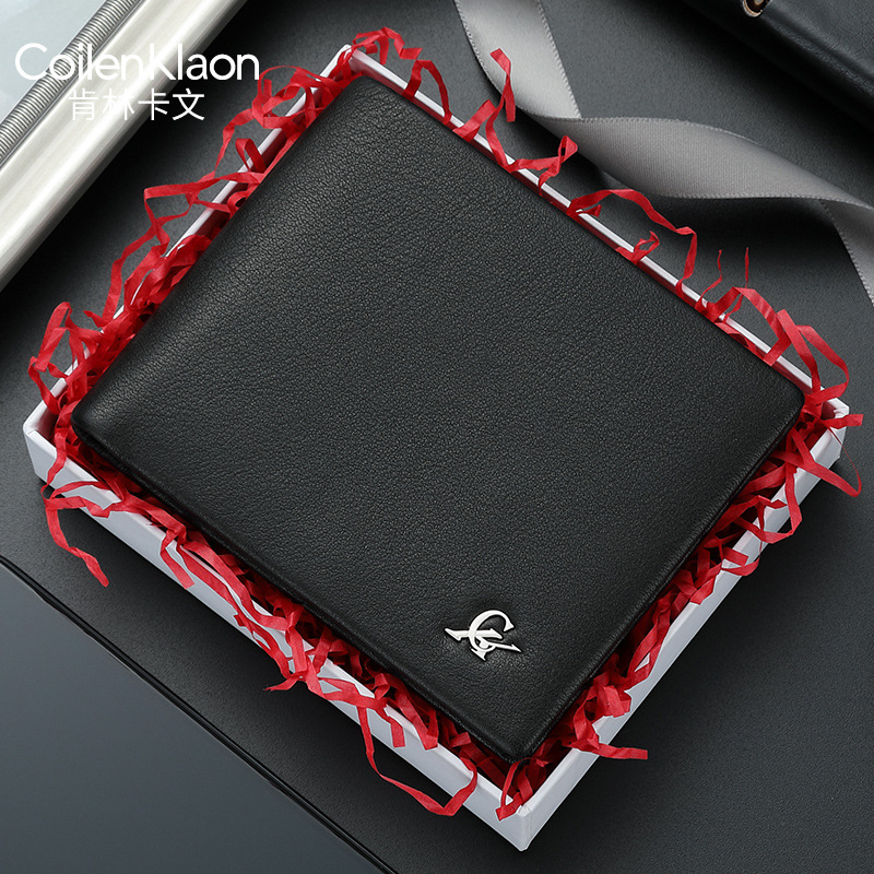 coilenklaon男士钱包真皮钱夹男