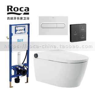 ROCA乐家英佩拉X壁挂式 坐便器嵌入墙排 轻智能马桶80348E003一体式