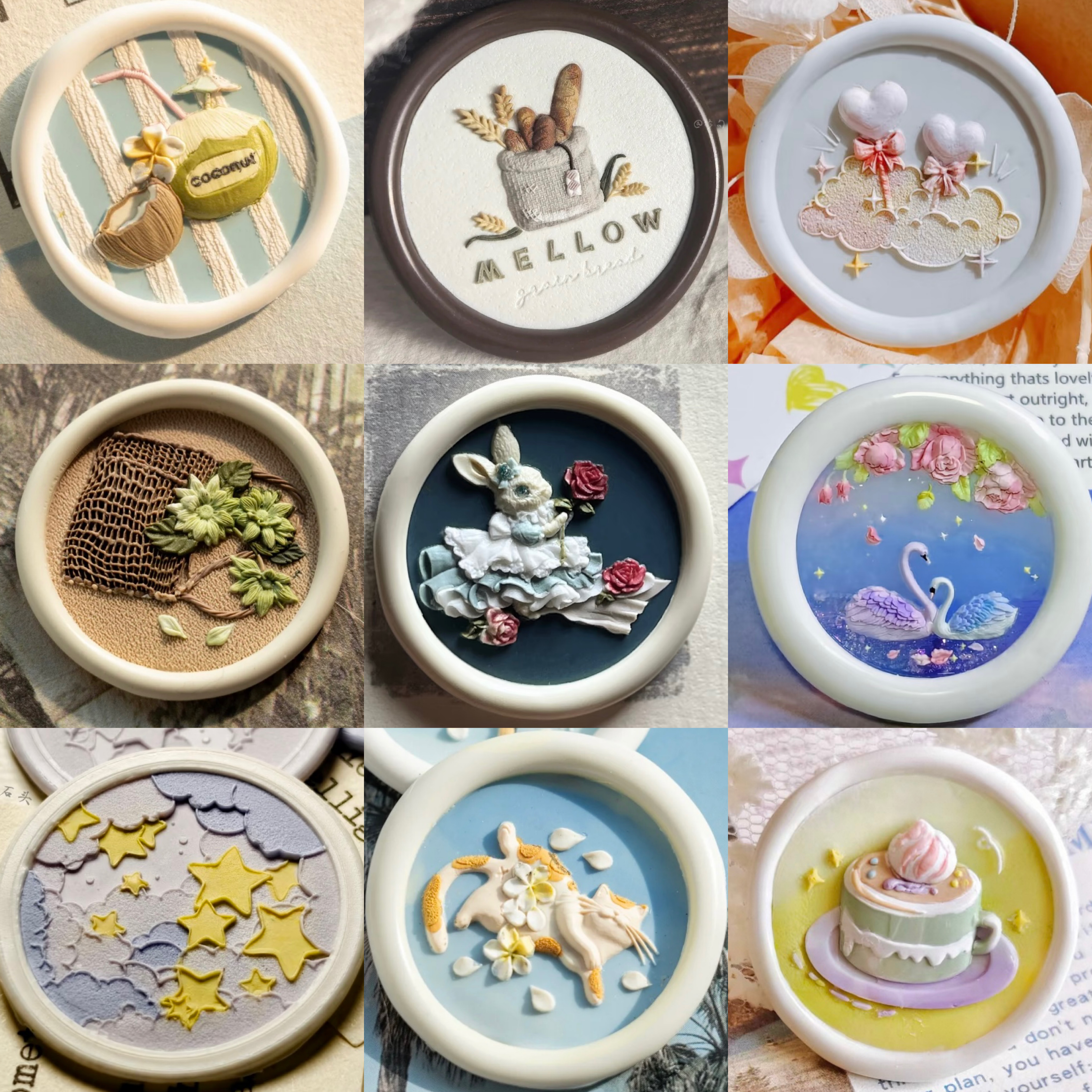 火漆印章精灵系列信封印章头火漆印章diy冰箱贴黄铜印章