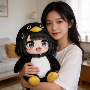 正版明日方舟小企鹅玩偶咕咕嘎嘎动漫周边毛绒公仔儿童娃娃小礼物