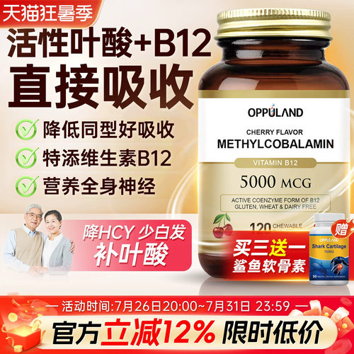 叶酸片120片中老年人吃的叶酸片