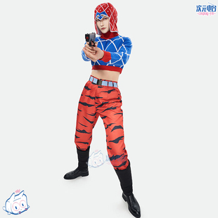 电台 JOJO 奇妙冒险 次元 黄金之风 盖多米斯达cosplay动漫服装