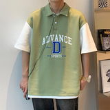 D321PL609P45假两件polo衫男夏季薄款翻领短袖T恤，男装Polo衫，电商D321A