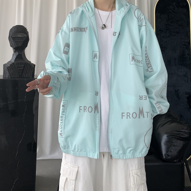 夏季新款男女防晒衣大码防紫外线夹克外套港风D321F1050P50,男装夹克,电商D321A