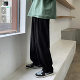 D309-2K2092P40现货主推直筒灯芯绒裤子男垂感拖地休闲裤，男装休闲裤，电商D321A