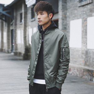 秋季复古男休闲棒球服ma-1飞行员夹克外套潮学生D321 MF99图片
