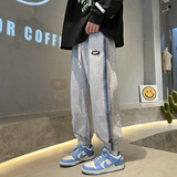 休闲简约男长裤子韩版港风青少年束脚卫裤高街潮牌H101，男装休闲裤，电商D321A