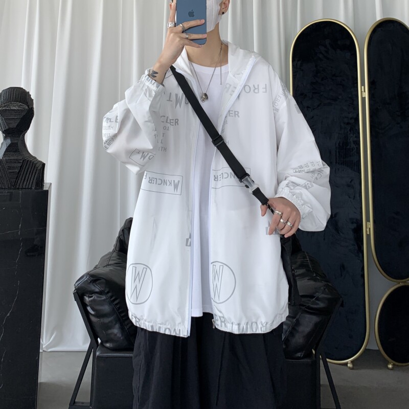 夏季新款男女防晒衣大码防紫外线夹克外套港风D321F1050P50,男装夹克,电商D321A