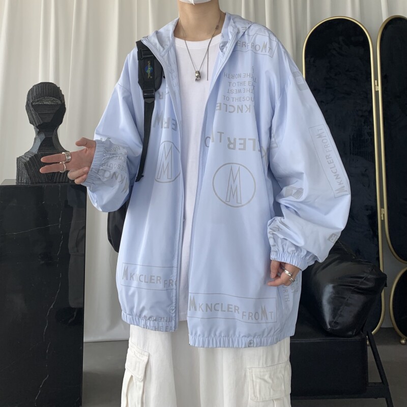D321F1050P50夏季新款男女防晒衣大码防紫外线夹克外套港风,男装夹克,电商D321A