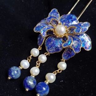 点螺钿发钗汉服古风旗袍 头饰