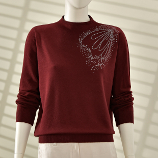 显瘦针织衫 2025秋冬新款 气质百搭修身 圆领毛衣女长袖 打底上衣 时尚