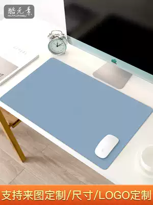 Oversized mouse pad keyboard pad for male and female students writing book table pad custom size pattern leather office table pad