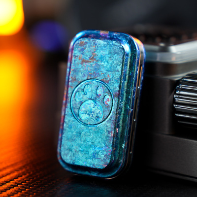 猫神正品音叉edc三层磁力段落推牌风暴钛合金减压神器解压玩具