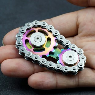 手指尖陀螺EDC精密机械无聊打发时间解压神器抗焦虑齿轮金属玩具