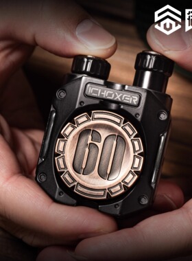 edc双子联动推牌指尖陀螺啪啪币金属潮玩把件解压机械黑科技玩具