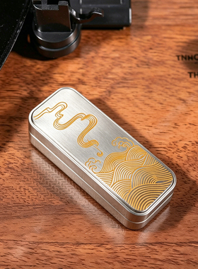EDC解压玩具玄律机械推牌指尖把玩高级黑科技不锈钢叮叮币减压