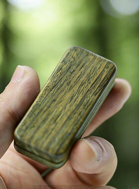搞点好玩黑檀木回檀机械叮叮回弹推牌edc解压玩具随身把玩手把件