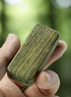 搞点好玩黑檀木回檀机械叮叮回弹推牌edc解压玩具随身把玩手把件