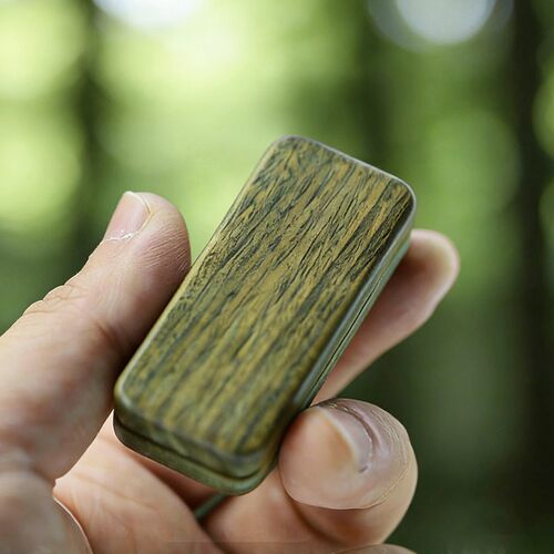 搞点好玩黑檀木回檀机械叮叮回弹推牌edc解压玩具随身把玩手把件