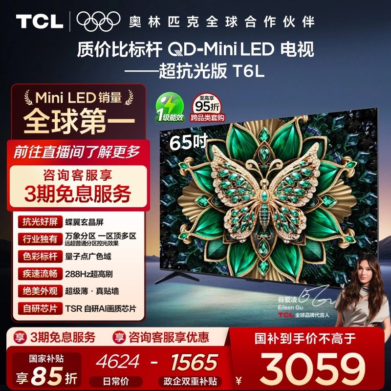 TCL T6L 65Ӣ�� ���� 65T6L 3314.15Ԫ(������)