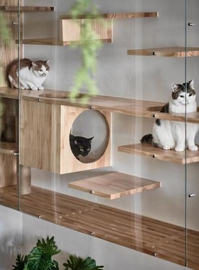 猫屋定制宠物房间猫房间宠物家居装修全屋定制