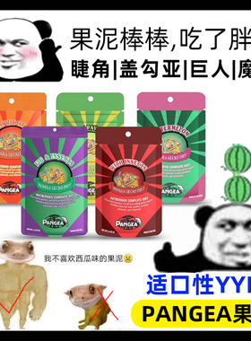 盘古果泥PANGEA睫角R属守宫昆虫水果混合饲料盖勾亚魔物巨人口粮