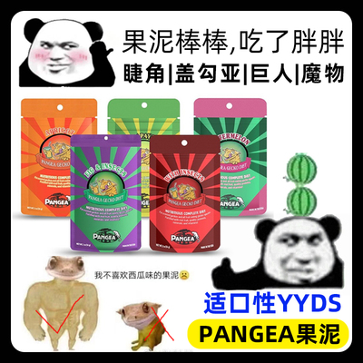 盘古果泥PANGEA睫角R属守宫昆虫水果混合饲料盖勾亚魔物巨人口粮