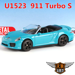 siku保时捷911Turbo敞篷运动版1523儿童仿真合金玩具小汽车模型