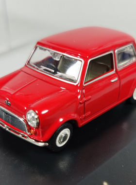 oxford牛津1:43成品合金车收藏摆件 MIN019 红色Mini Cooper车模