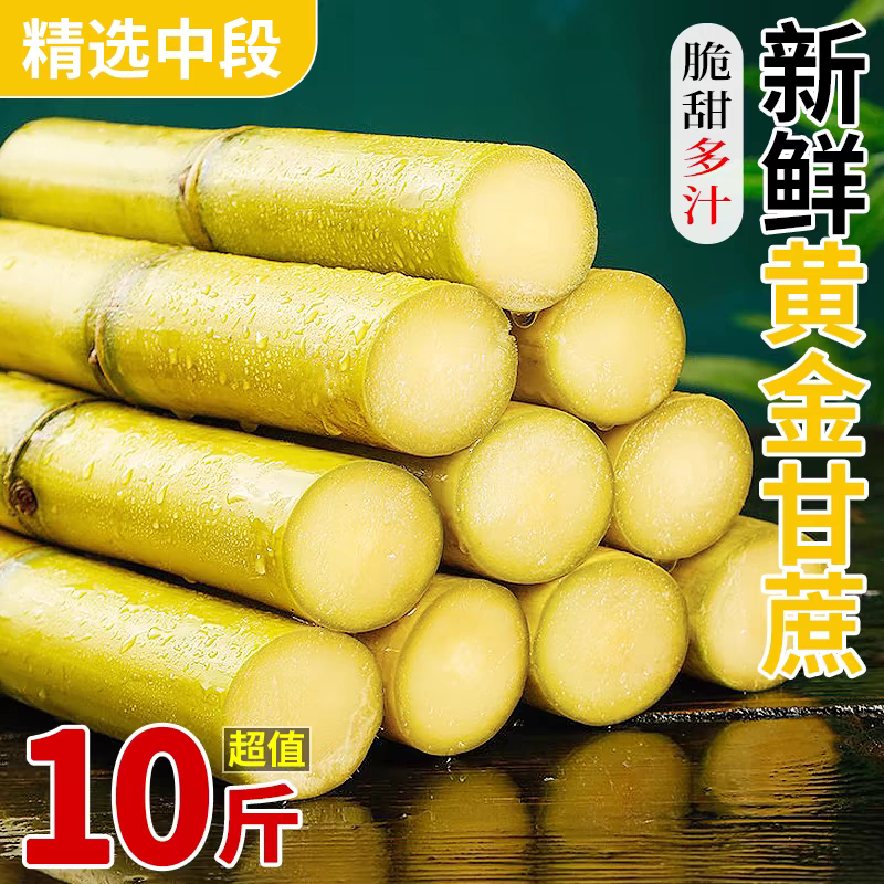 广西黄皮甘蔗现砍精选新鲜包邮