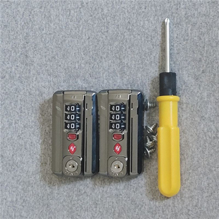 行李箱海关密码锁皮箱外置密码锁旅行箱上的锁扣拉杆箱钥匙孔扣锁